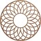 Ekena Millwork Cannes Wood Fretwork Pierced Ceiling Medallion, Walnut, 38"OD x 13"ID x 3/8"T CMWP38X38X0375CNWA - alternate 1